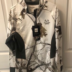 NWT real tree zip up